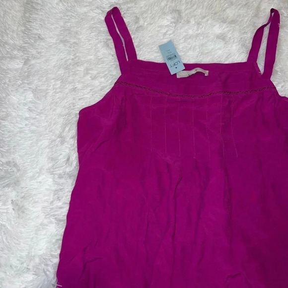 NWT Womens Loft Tank size Petite XXL Purple Summer Lightweight Top cute oversize - Picture 1 of 4
